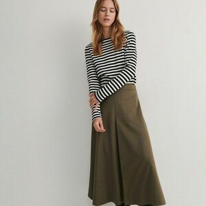 Reserved - Sliccelt szoknya - Khaki kép