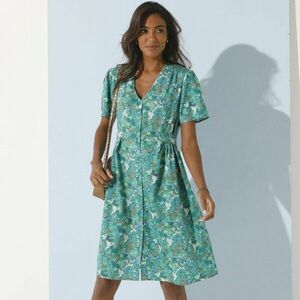 Nyomtatott gombos ruha kép