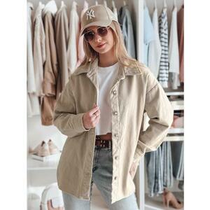 Női átmeneti oversize kabát KOSMOJACK, világos bézs kép