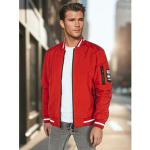 Férfi átmeneti bomberdzseki piros kép