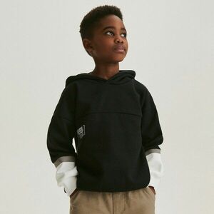 Reserved - Kapucnis pulcsi - Fekete kép