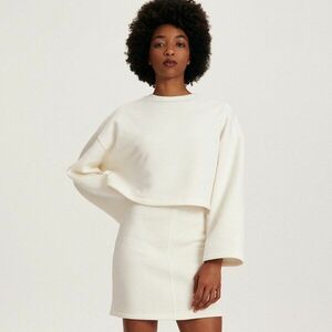 Reserved - Miniszoknya - Krém kép