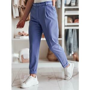 PLISSO kék elegáns női nadrág övvel kép