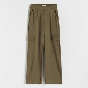 Reserved - Nadrág hajtókákkal - Zöld kép