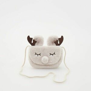 Reserved - Szőrmés táska - Krém kép