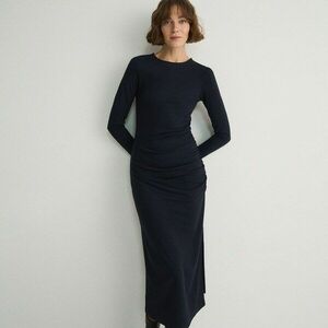 Reserved - Viszkózban gazdag ruha - Tengerészkék kép