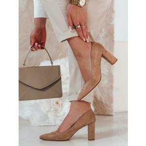 Női magas sarkú cipő STELMI khaki kép