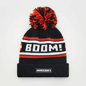 Reserved - Beanie sapka pomponnal - Fekete kép