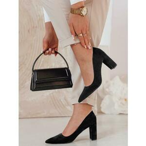 STELMI női cipő magas sarkú fekete kép