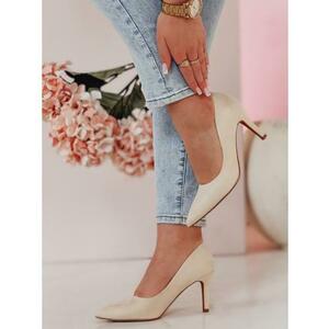 SEVINO női cipő magas sarkú bézs kép