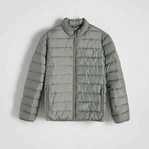 Reserved - Állógalléros steppelt dzseki - Zöld kép