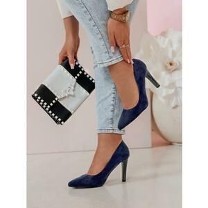 Női kék magas sarkú cipő LUWINA kép
