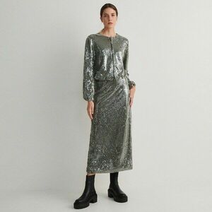 Reserved - Flitteres bomberfelső - Khaki kép