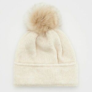 Reserved - Beanie sapka bojttal - Bézs kép