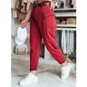 Női baggy nadrág GOTRENDI bordó kép