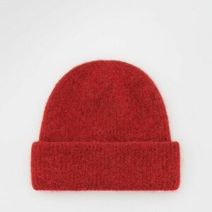 Reserved - Alpakagyapjú-keverék beanie sapka - Bordó kép