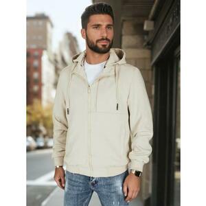 Férfi átmeneti kabát kapucnival, bézs kép