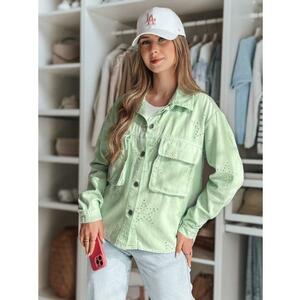 Női átmeneti kabát egy méretben csillagokkal STRASHINE menta kép