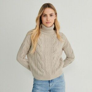 Reserved - Garbónyakú pulóver - Bézs kép