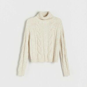 Reserved - Garbónyakú pulóver - Krém kép