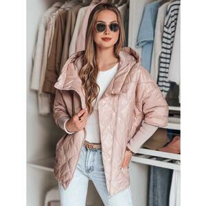 Női átmeneti steppelt kabát oversize PUFFILOF rózsaszín kép