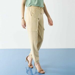 Cargo nadrág milánói kötött anyagból kép