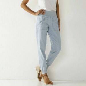 Hosszú farmer nadrág elasztikus szegéllyel zárva kép