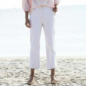 Egyenes 7/8-as twill nadrág kép