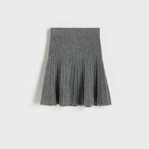 Reserved - Szövet mini szoknya - Szürke kép