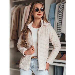 Női átmeneti kabát, steppelt MODERIS bézs kép