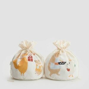 Reserved - 2 darab ajándékos puttony - Krém kép