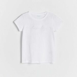 Reserved - Pamutban gazdag póló hímzéssel - Fehér kép