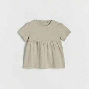 Reserved - Mintás pamutblúz - Khaki kép