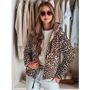 Női kétoldalas átmeneti kabát ZIBERKA bézs kép