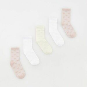 Reserved - 5 pár pamutban gazdag zokni - Többszínű kép