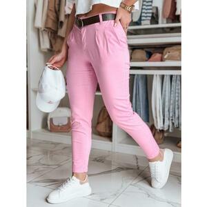 Női chino nadrág övvel MODELA rózsaszín kép