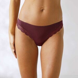 3 darabos pamut és csipke tangabugyi készlet kép