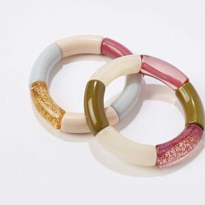 2 db rugalmas gyöngyös karkötő készlet kép