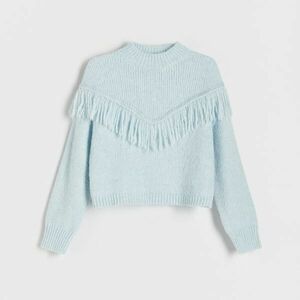 Reserved - Pulóver rojtokkal - Kék kép