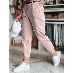 Női chino nadrág övvel RELCIX rózsaszín kép