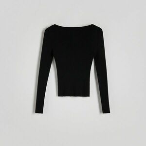 Reserved - Viszkózban gazdag pulóver - Fekete kép