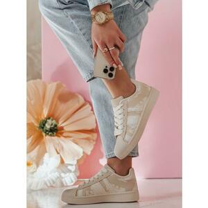 Női platform cipő LUCIOS bézs kép