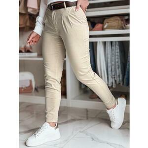 Női chino nadrág övvel MODELA cappuccino kép