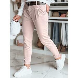 Női chino nadrág övvel MODELA rózsaszín kép