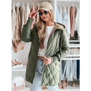 Női steppelt kabát LIVIANA, zöld kép