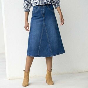 Kiterjedt farmer midi szoknya kép