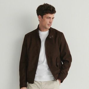 Reserved - Velúrhatású dzseki - Barna kép