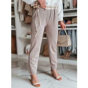 Női casual nadrág virágmintával LEGISSA, cappuccino kép