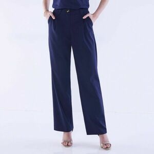 Egyszínű, széles, áramló nadrág kép