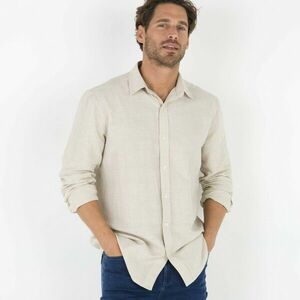 Stretch pamut-vászon ing hosszú ujjakkal kép